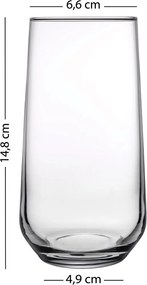 Glass Set (4 Pieces) Jardin 470 Green