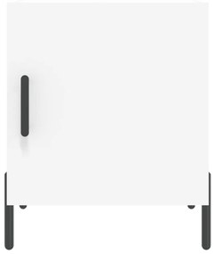 vidaXL Κομοδίνα 2 τεμ. Λευκά 40 x 40 x 50 εκ. από Επεξεργασμένο Ξύλο