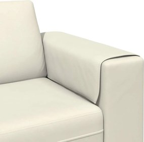 vidaXL Καναπές σαλονιού Κρεμ 250 x 77 x 76 εκ.