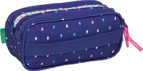 Κασετίνα Benetton Drop Πολύχρωμο 21,5 x 10 x 8 cm