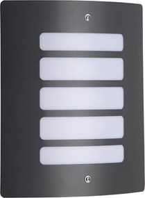 Απλίκες τοίχου Brilliant Ανθρακί Πλαστική ύλη 60 W E27