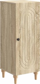 vidaXL Πλαϊνό γραφείο Sonoma Δρυς 33 x 34,5 x 90 εκ Επεξεργασμένο Ξύλο