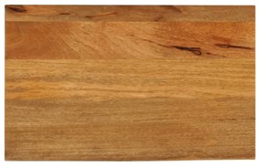 vidaXL Επιφάνεια Τραπεζιού 40x30x2,5 εκ. Live Edge Μασίφ Ξύλο Μάνγκο