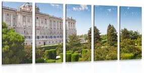 Εικόνα 5 τμημάτων βασιλικό παλάτι στη Μαδρίτη - 100x50
