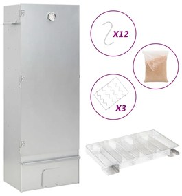 Καπνιστήριο Μπάρμπεκιου με Σύστημα Κρύου Καπνού Γαλβαν. Χάλυβας