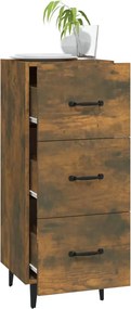 vidaXL Ντουλάπι Καπνιστή Δρυς 34,5 x 34 x 90 εκ. Επεξεργασμένο Ξύλο