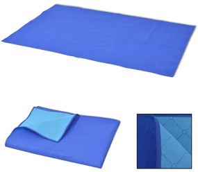 Κουβέρτα για Πικ-Νικ Μπλε και Γαλάζια 150 x 200 εκ.