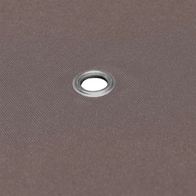 vidaXL Κάλυμμα Γκαζebo Taupe 300 x 300 cm Πολυεστέρας και Χάλυβας