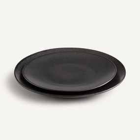 Σετ 4 πιάτα γλυκού από επισμαλτωμένο κεραμικό, Kanso