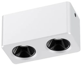 Φωτιστικό Οροφής Σποτ Downlight 2xLED 7W IP20 3CCT Pro Eurolamp-147-52659-Λευκό 147-52659