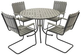 Σετ Τραπέζι και καρέκλες Dallas 2207, Polyξύλο, 62 kg, Polyξύλο, Μέταλλο | Epipla1.gr
