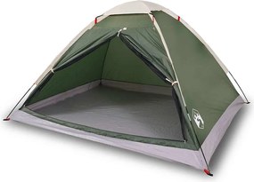 vidaXL Σκηνή Κάμπινγκ 4 Ατόμων Αδιάβροχη Πράσινη