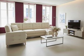 Γωνιακός καναπές Amelion Plus-Μπεζ