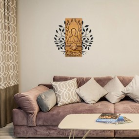Decorative Wooden Wall Accessory Meditation Black
Walnut