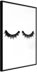 Αφίσα - False Eyelashes - 20x30 - Μαύρο - Χωρίς πασπαρτού