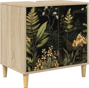 vidaXL Ντουλάπι Μπάνιου RHENEN Sonoma 60 x 40 x 60 εκ