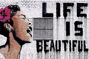 Εκτύπωση τέχνης Banksy - Life is Beautiful