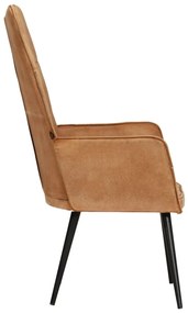 vidaXL Πολυθρόνα Καφέ από Καραβόπανο