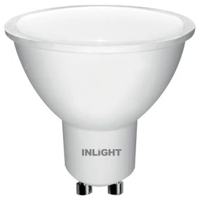 InLight GU10 LED 8watt 3000Κ Θερμό Λευκό 7.10.08.10.1