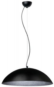 Κρεμαστό Φωτιστικό Οροφής Plexiglass 3xΕ27 Φ47 130-03/47 Arkolight-130-41-03/47-Μαύρο-Ασημί 130-41-03/47