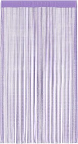 vidaXL Κουρτίνες με Κρόσσια 2 τεμ. Μοβ 140 x 250 εκ.