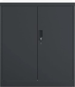 vidaXL Αρχειοθήκη Ανθρακί 79 x 40 x 90 εκ. από Ατσάλι