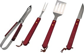 Σετ Εργαλείων BBQ με 4 Αξεσουάρ