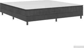 vidaXL Πλαίσιο Κρεβατιού Boxspring Γκρι 200 x 200 εκ. Υφασμάτινο