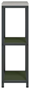VidaXL Ράφι Κουζίνας HATTEM Λαδί 30 x 50 x 92 εκ Ατσάλι