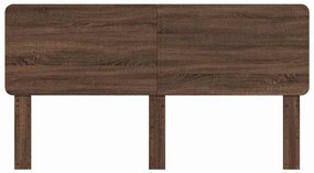 vidaXL Κεφαλάρι με κεφαλάρι Καφέ δρυς 180 cm Επεξεργασμένο ξύλο