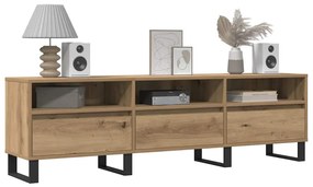 vidaXL Έπιπλο Τηλεόρασης τεχνίτης Δρυς 150x30x44,5 εκ.