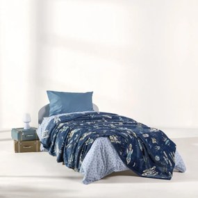 Κουβέρτα Fleece Μονή (160x220) Kentia Milky