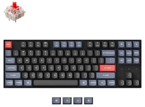 Keychron K8 Pro (K8P-H1) QMK/VIA Wireless Mechanical Keyboard - Red Switch - (Hot Swappable) US Lay