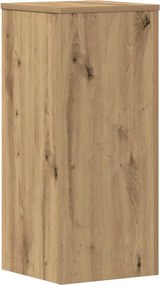 vidaXL Βάσεις Φυτών 2 τεμ. Αρτισιανή Δρυς 30x30x70 εκ. Επεξ. Ξύλο