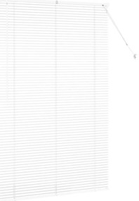 vidaXL Ρολό Παραθύρου με κουρτίνες Άλλο Λευκό 80 x 130 εκ Αλουμίνιο