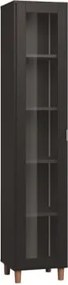 Βιτρίνα Simple-Μαύρο - 39.00Χ38.00Χ194.50cm