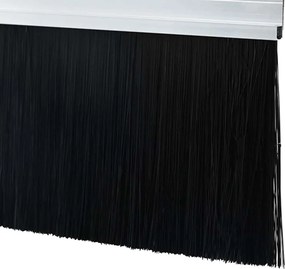 vidaXL Αυτοκόλλητες σφραγίδες πόρτας 2 pcs Ασημί 100 cm