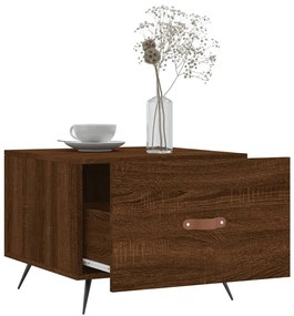 vidaXL Τραπεζάκια Σαλονιού 2 τεμ Brown Oak 50x50x40 εκ Επεξ. Ξύλο