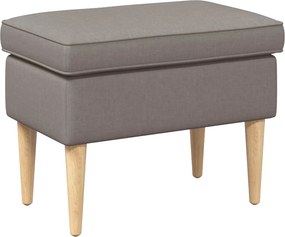 vidaXL Πολυθρόνα Ποδιών Taupe 55 x 35 x 41 εκ