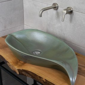 Fyllo Olive Matt 75x37 - Επιτραπέζιος νιπτήρας