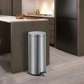 Colorado Κ30 Chrome - Καδος Κουζινας 30L Soft Close