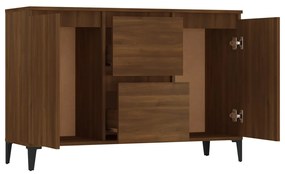 vidaXL Μπουφές Καφέ Δρυς 102 x 35 x 70 εκ. από Επεξεργασμένο Ξύλο