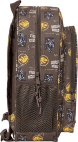 Σχολική Τσάντα Jurassic World Καφέ 32 x 38 x 12 cm