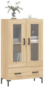 vidaXL Ντουλάπα Sonoma Δρυς 69,5 x 31 x 115 εκ. από Επεξεργασμένο Ξύλο