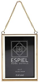 Κορνίζα FAM716 20x25cm Gold Espiel Μέταλλο