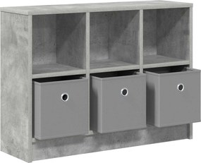 vidaXL Πλαϊνό γραφείο Σκυρόδεμα Γκρι 73,5 x 22,5 x 53,5 εκ