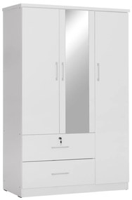 Intrahome ΝΤΟΥΛΑΠΑ ΜΕ ΚΑΘΡΕΦΤΗ &amp; ΣΥΡΤΑΡΙΑ JIVRY-SUR-SEINERY .01 ΛΕΥΚΗ ΜΕΛΑΜΙΝΗ 119x48x183Υεκ intraho-1618379