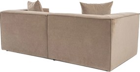 2-Seat Sofa Sora 2 - Cappuccino Cappuccino