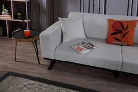 3-Seat Sofa-Bed Leon 3 Seater - Light Grey Light Grey
