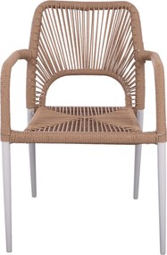 ΠΟΛΥΘΡΟΝΑ ΑΛΟΥΜΙΝΙΟΥ ΛΕΥΚΗ ΜΕ ΣΧΟΙΝΙ PE ΜΠΕΖ HM5771.01 55Χ63Χ82 εκ.